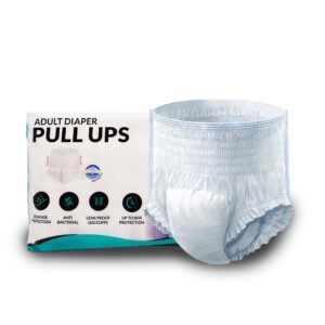 Unisex Adult Pull Ups (Pant Type) Diapers with Poly Bag | Sizes M, L, XL Available
