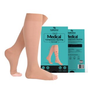 HS512 Anti Embolism/DVT Stocking Knee Length | Sizes S, M, L, XL, XXL available | ISO & CE Certified